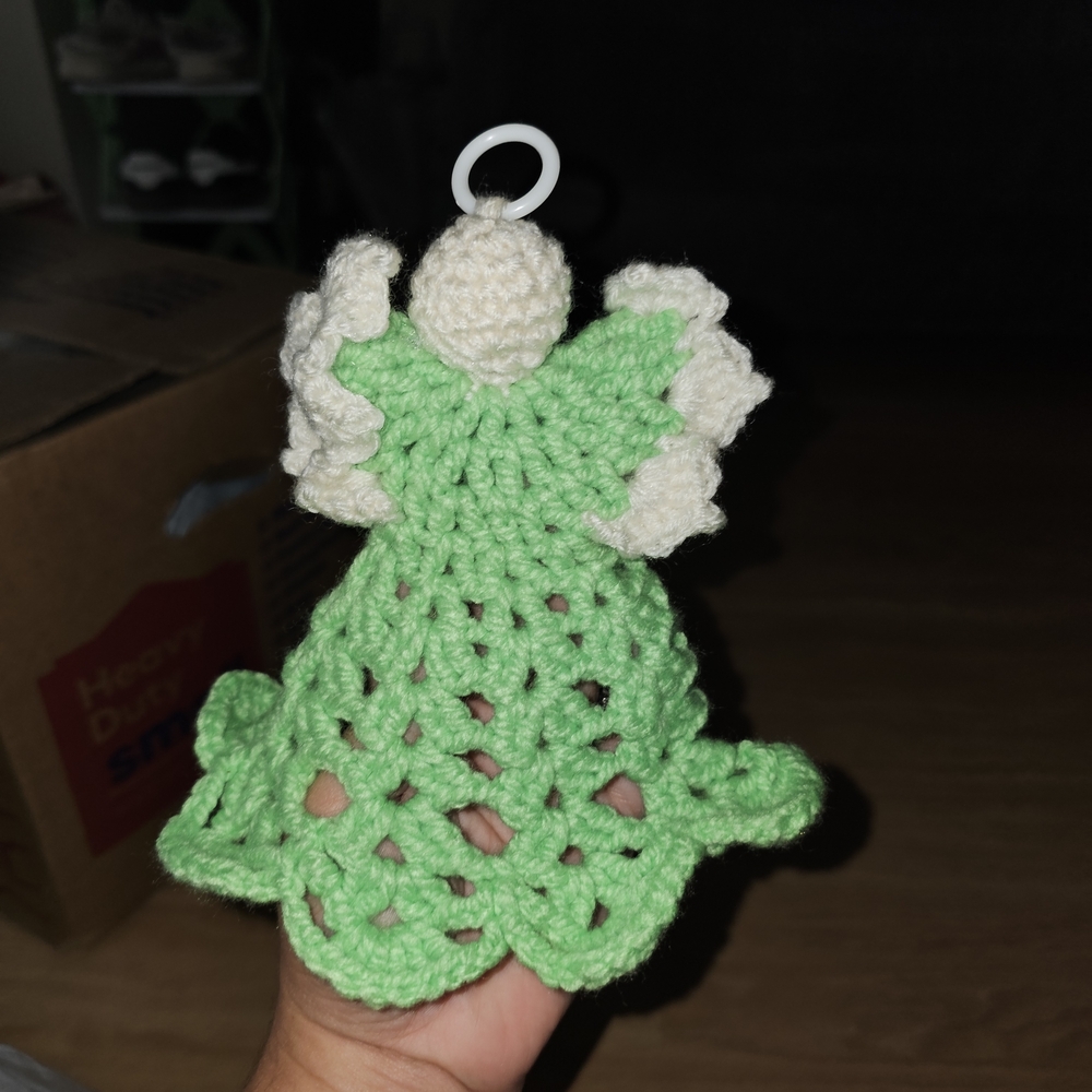 Handmade Crochet Angel Ornament